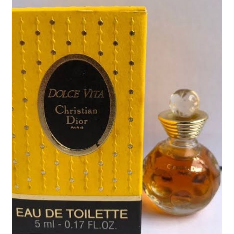 C h r i s t i a n D i o r D o l c e V i t a E D T 5 M L ~ original 100%