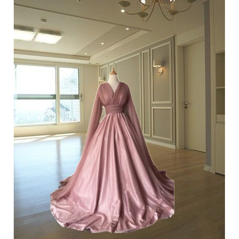 wedding dress simple mewah