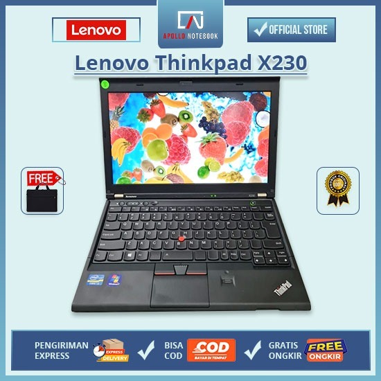 Laptop Lenovo Thinkpad X220 X230  Intel Core i5 i7 SSD/HDD - Second Murah &amp; Bergaransi