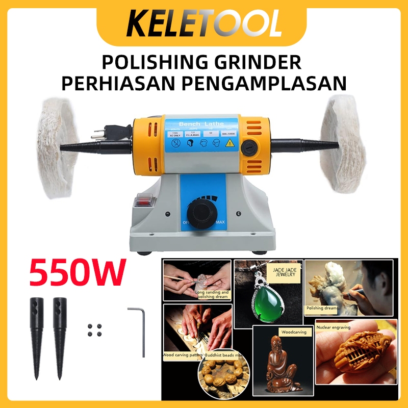 TM-2-sander Mesin Gerinda Poles Alat Pengamplasan Pengamplas Polishing Grinder Pengamplasan Motor Gi