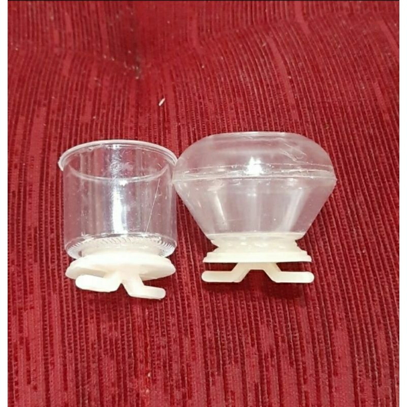 Cepuk pakan & minum perkutut model cepit