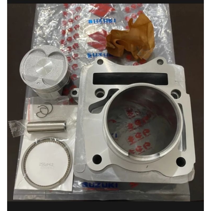 Block Seher Suzuki Satria Fu Karbu Block Cylinder Mesin Seher Ring Piston Pen Suzuki Satria Fu Lama 