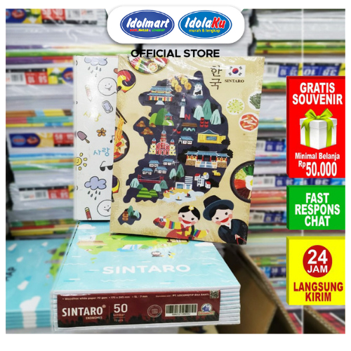 

IDOLMART Buku Tulis SINTARO 50 Lembar / Buku Tulis Campus 50 Lembar