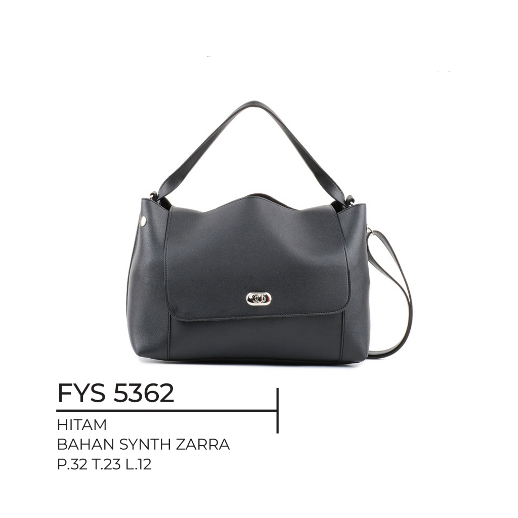 Tas Selempang Wanita Garsel Fashion FSY 5362 Hitam