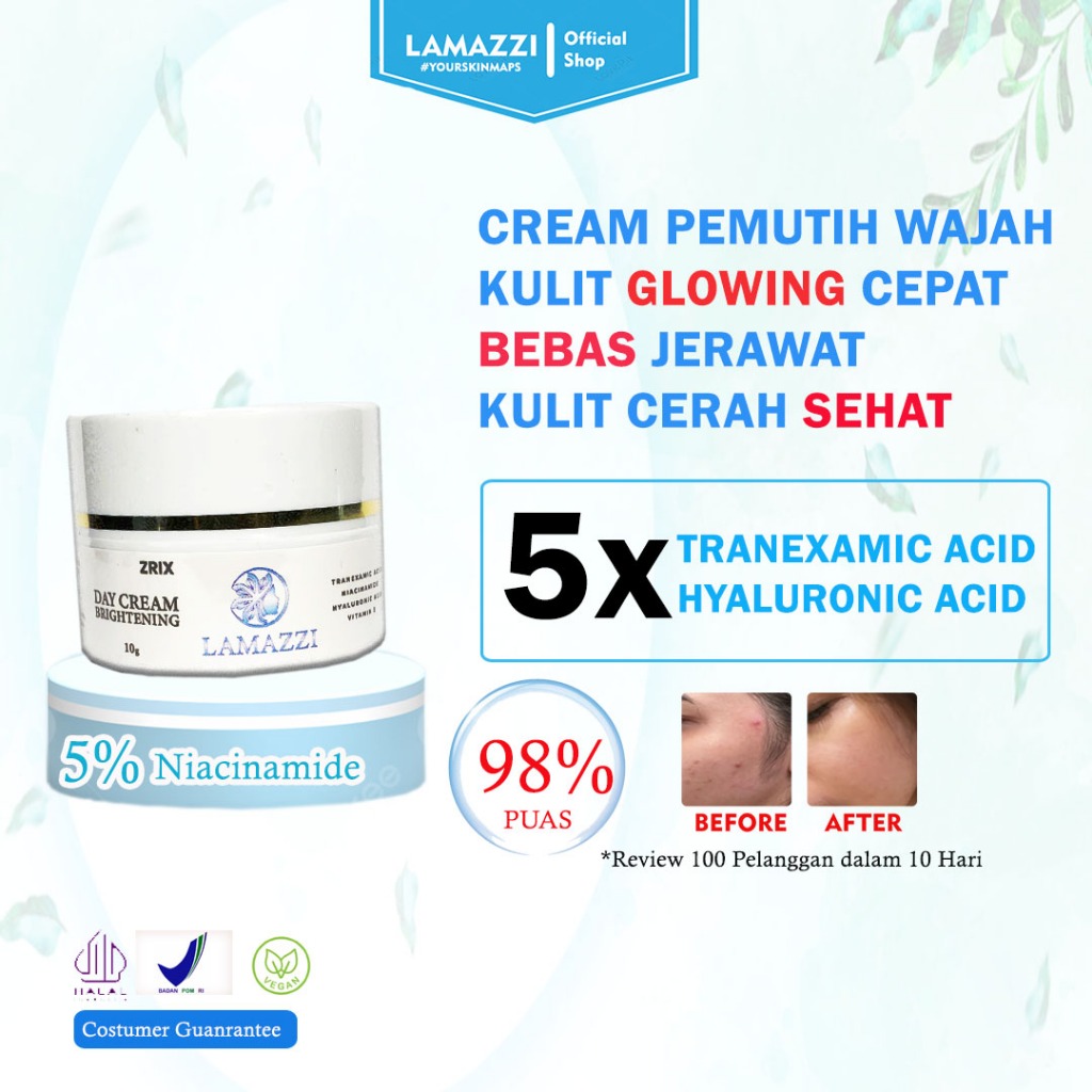 Cream Pemutih Wajah Glowing Cepat Day Cream Glwoing Bpom Ampuh Whitening Cream Pemutih Wajah Glowing