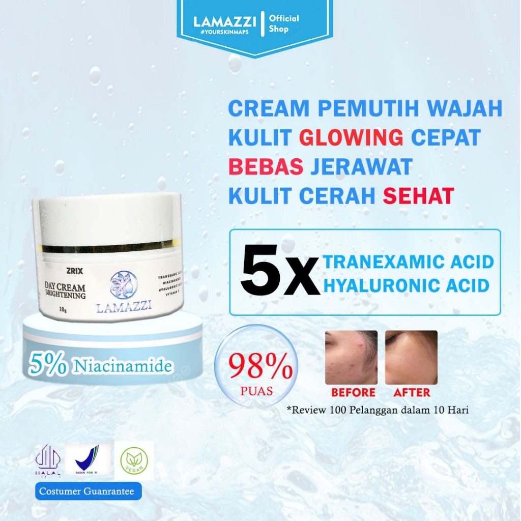 Day Cream Glowing Cream Pemutih Wajah Whitening Cream Pemutih Wajah Glowing Cepat Cream Pagi Whiteni