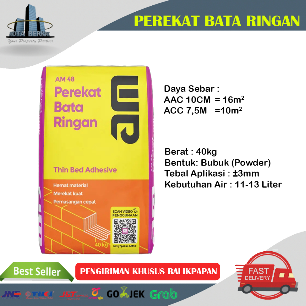 AM 48 PEREKAT BATA RINGAN