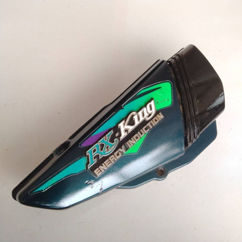 TUTUP AKI KANAN RX KING MASTER COBRA 1996 HIJAU BOTOL ORIGINAL COPOTAN TEMPONG AKI RX KING MASTER