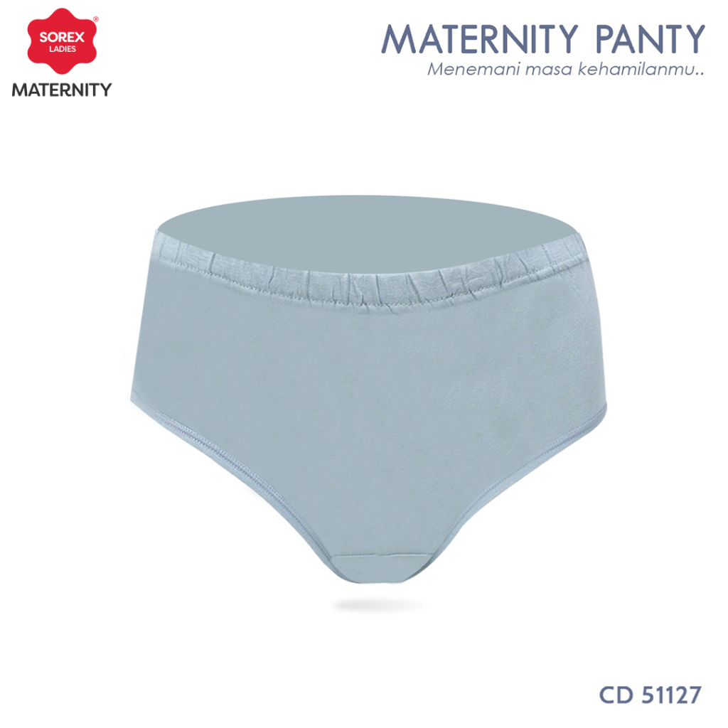 Sorex Cd Wanita Hamil Midi Katun Maternity Panty Freesize Karet Kancing CD 51127