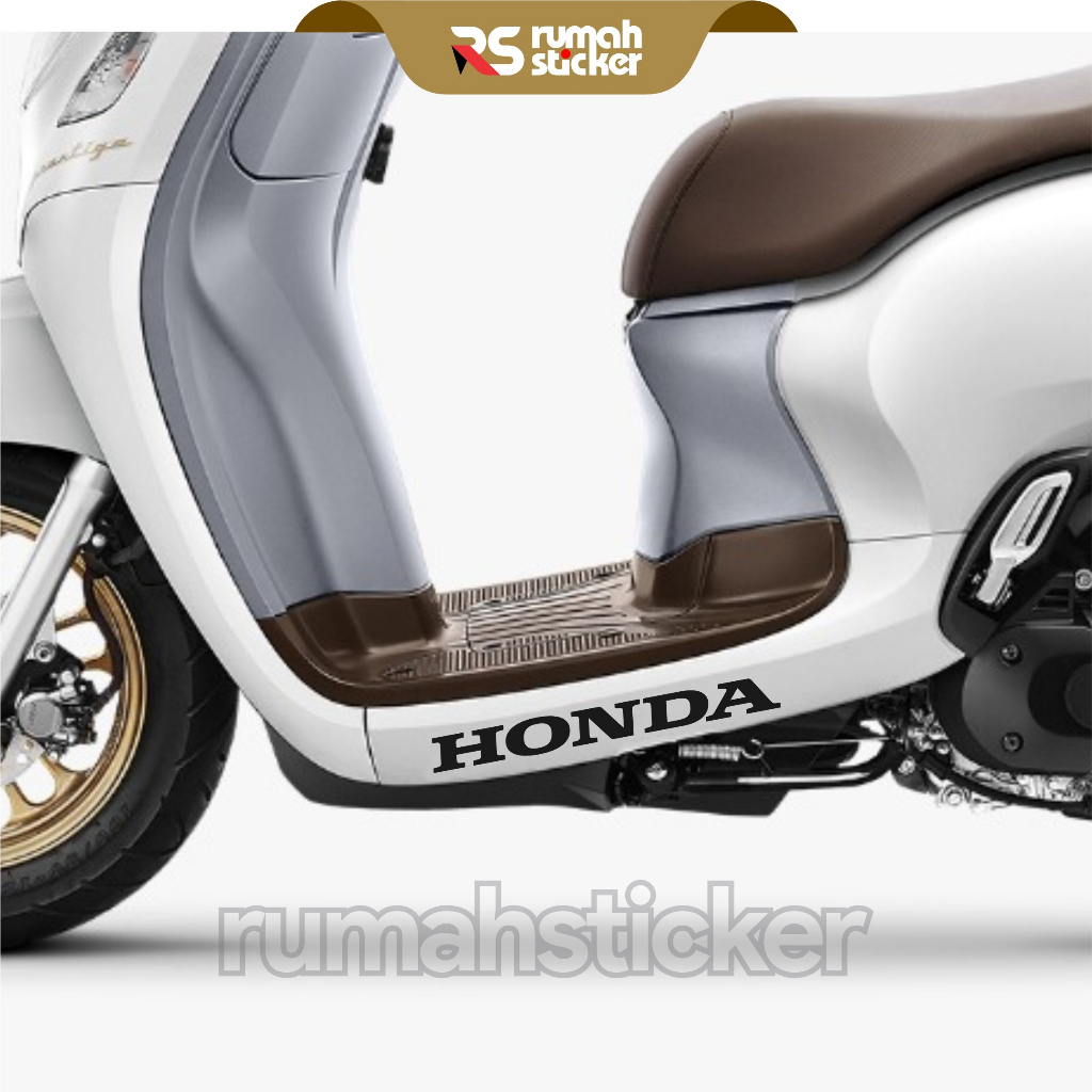 Sticker Stiker Cutting Logo Tulisan HONDA Universal Semua Motor