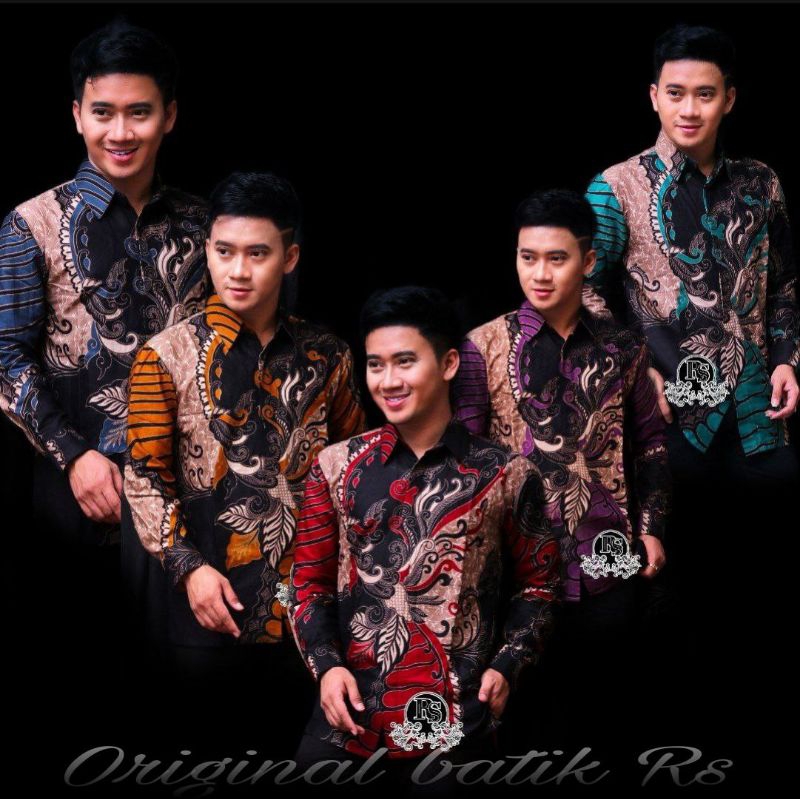 Kemeja Batik Pria Lengan Panjang/baju batik pria dewasa/batik lengan panjang