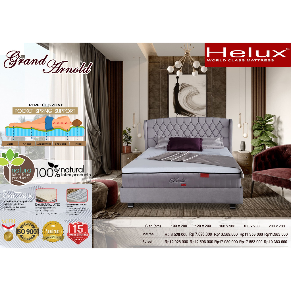 Helux Spring Bed - Grand Arnold