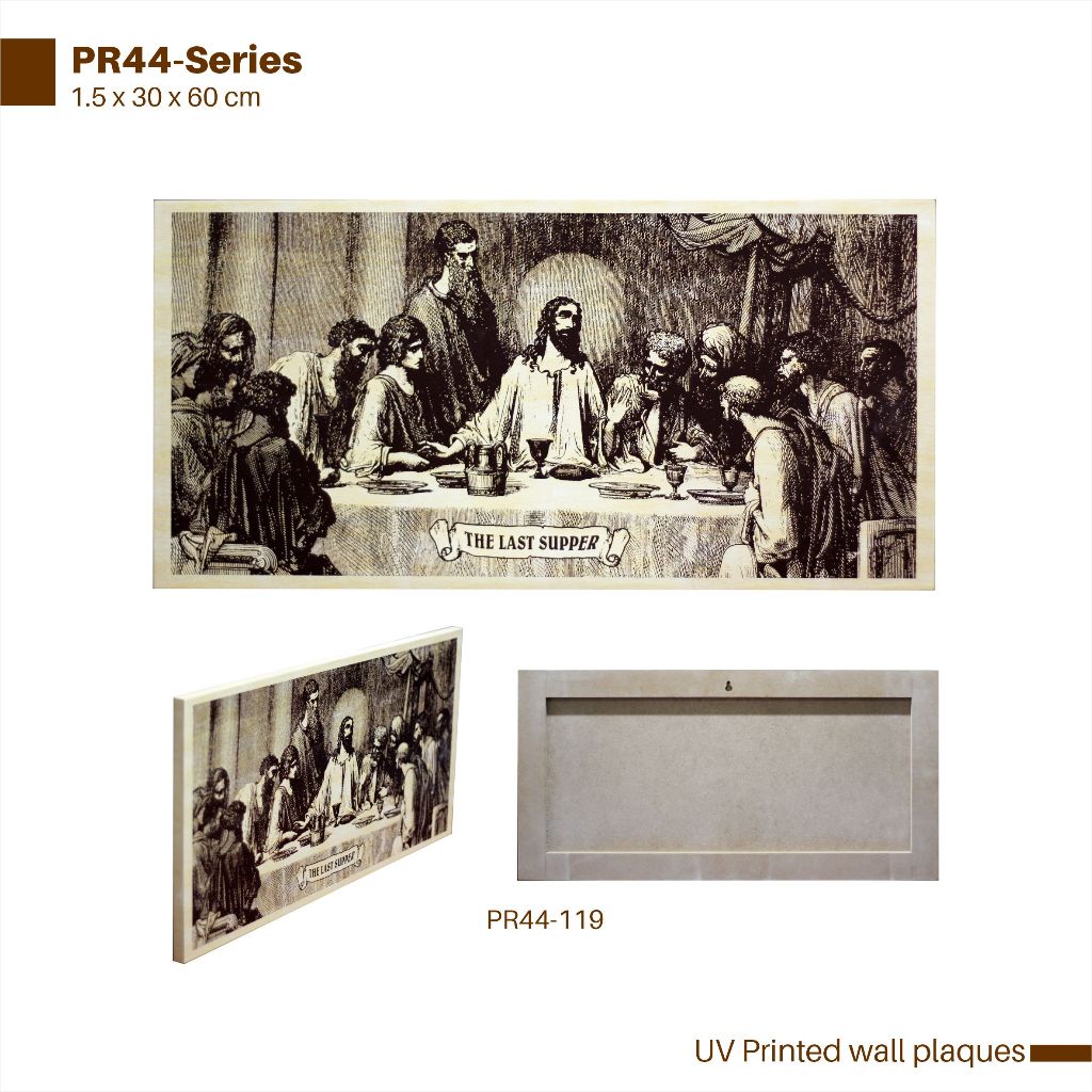 Hiasan Dinding Perjamuan Terakhir / The Last Supper Silhouette