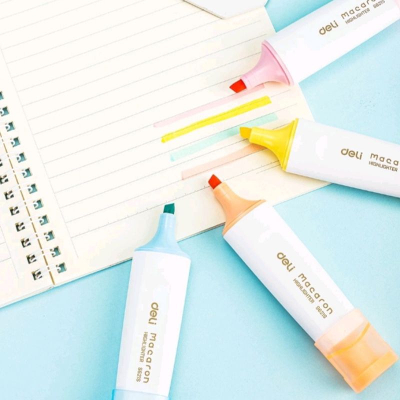 

Highlighter / Penanda Catatan Penting 4 Warna (Biru Kuning Orange Merah Muda) / Highlighter Warna Cerah / Penanda Buku / Pewarna Catatan / Spidol Penanda Catatan / Highlighter Aesthetic / Warna aesthetic / Highlighter lucu / Penanda warna aesthetic