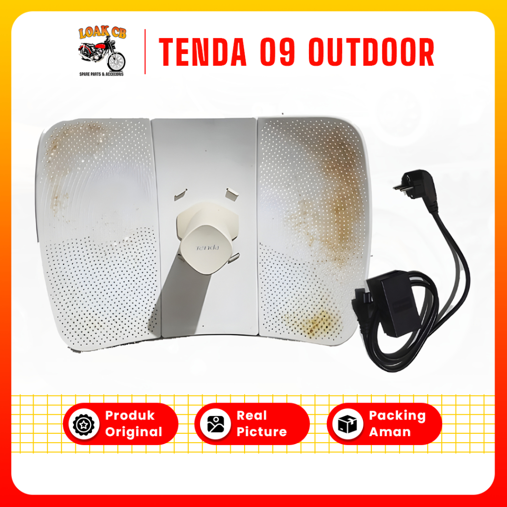 Tenda O9 Outdoor CPE 5Ghz 11ac 23dBi Gigabit Bekas Second Good Condition