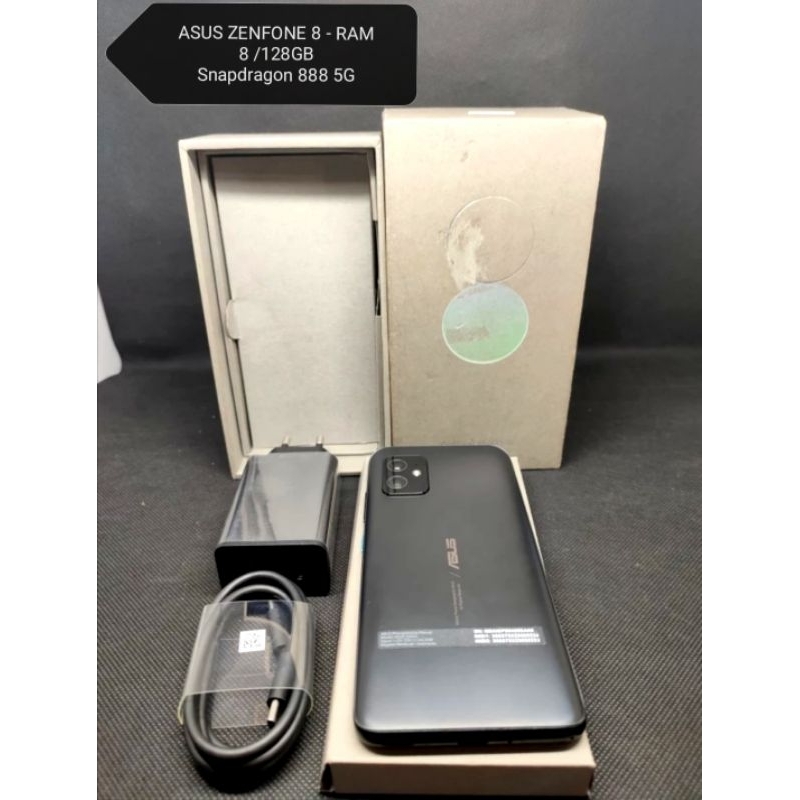 Asus Zenfone 8 Second RAM 8/128gb  Fullset Original Mantapp