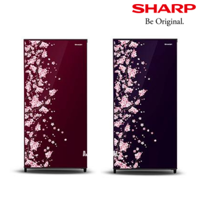 KULKAS 1 PINTU SHARP SJ N192D VB VR KAPASITAS 184 L FULL INSULATION