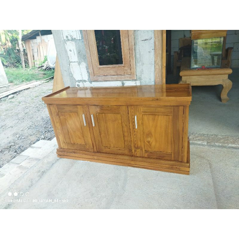 Meja kabinet meja kayu meja aquarium meja tv minimalis modern