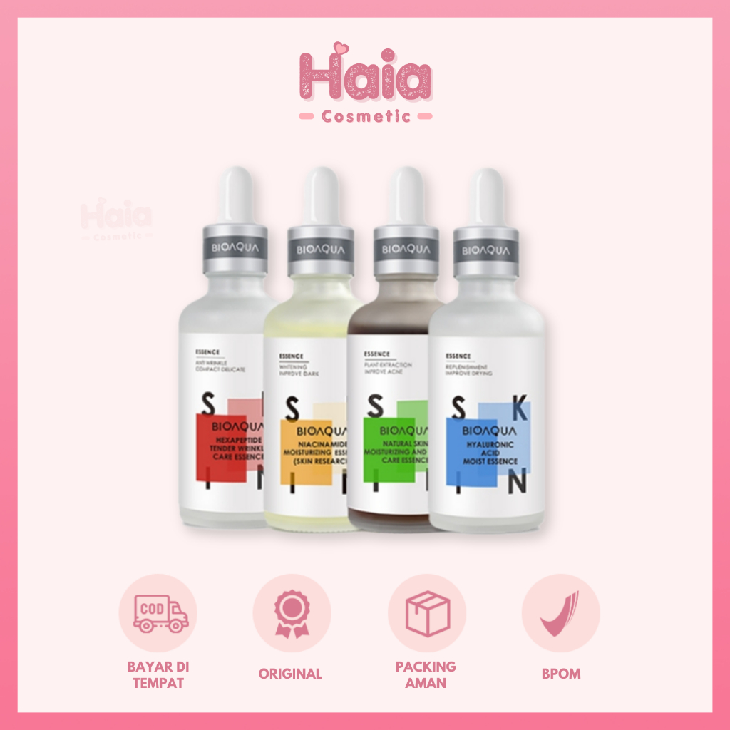 ❤ HAIA ❤ BIOAQUA Essence Serum 30ml | Hyaluronic | Niacinamide | Natural Skin Acne | Tender Wrinkle
