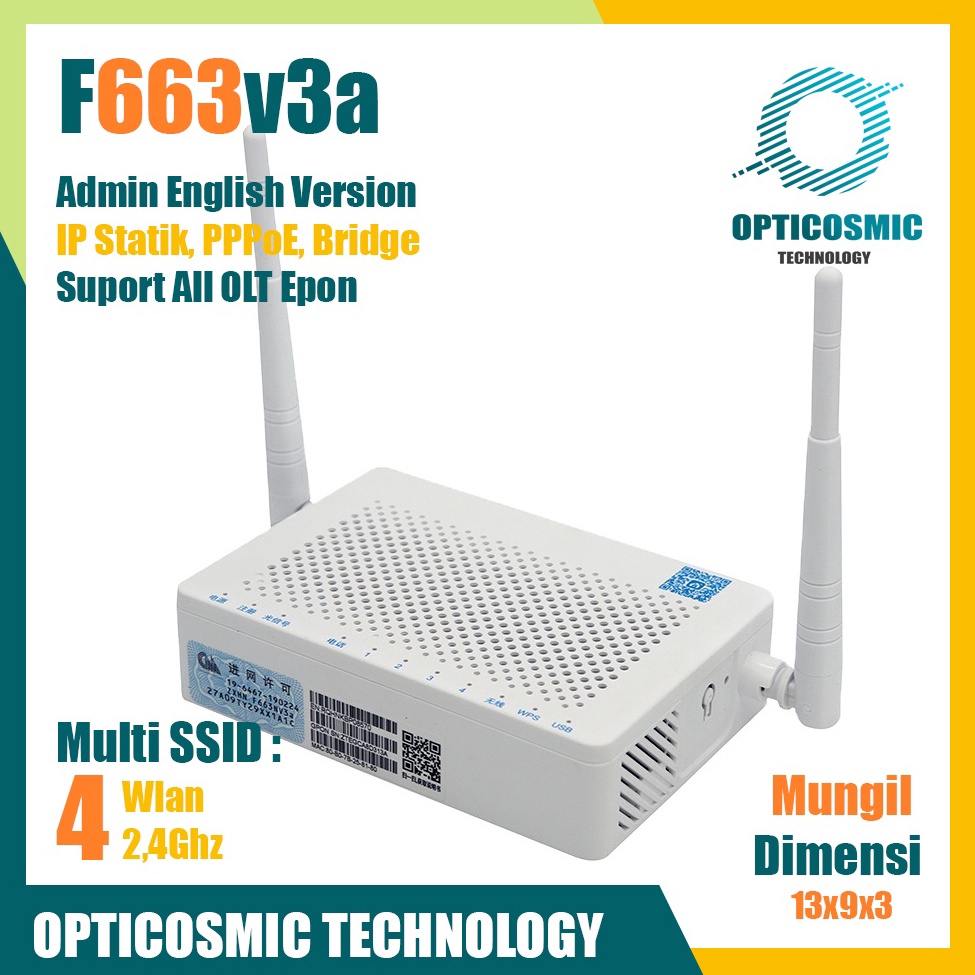 ART V78N Modem ZTE F663 XPON ONT ZTE F663NV3a Suport EPON GPON