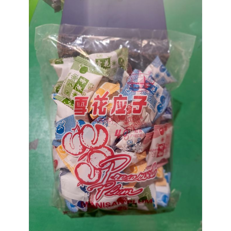 

Manisan plum hitam manis / shue hua ying zhi / manisan imlek