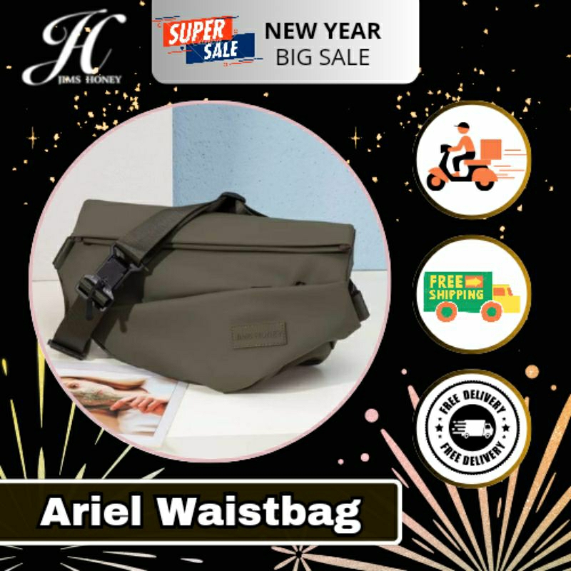 

DISKON Tas dada pria wanita Ariel waistbag jimshoney