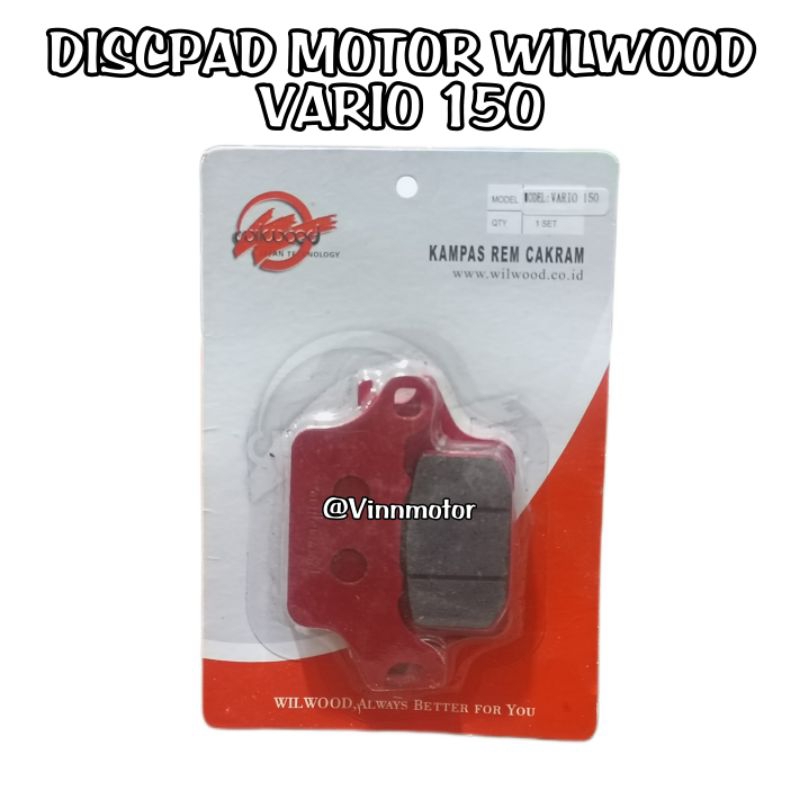 KAMPAS REM CAKRAM (DISCPAD) WILWOOD MOTOR VARIO 150