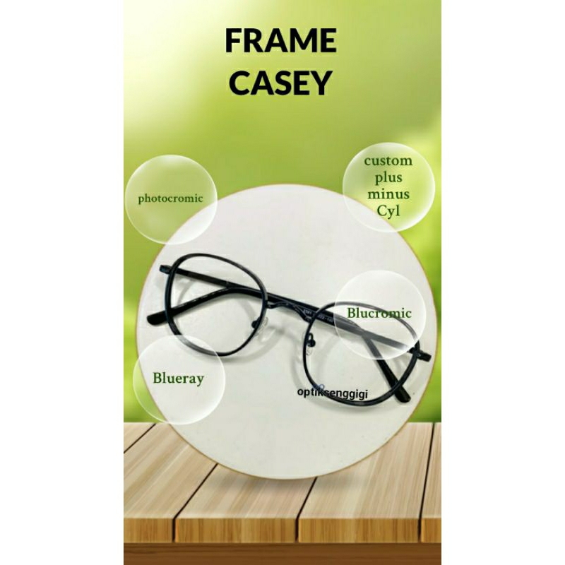 Kacamata Model Casey Gagang Telinga dilapis karet