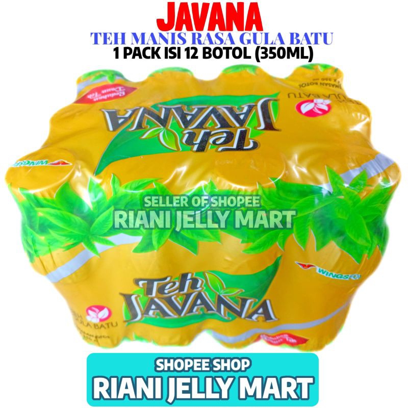 

Teh Javana Gula Batu Botol 1 Dus Isi 12 Botol 350ML