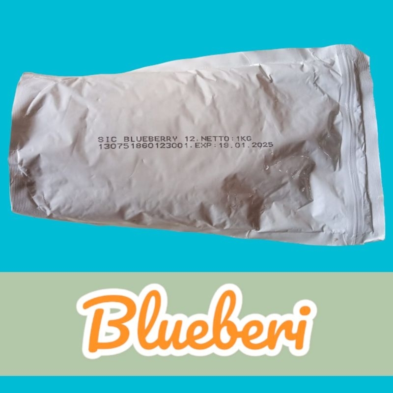 

Blueberi soft es krim bubuk soft ice cream powder