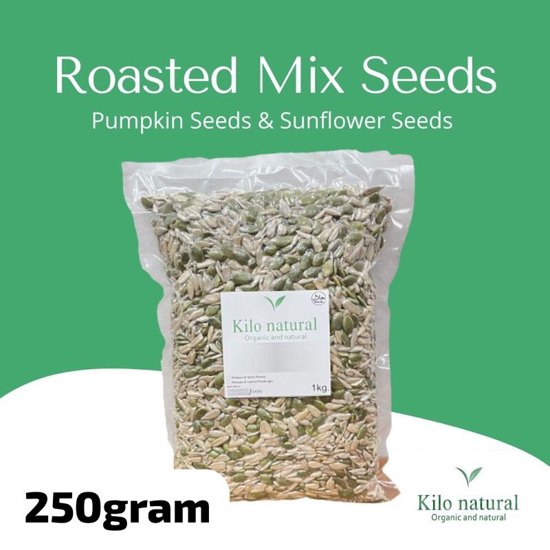 

Roasted Mix Seeds 250gr / Mix Pumpkin Sunflower Panggang 250gr