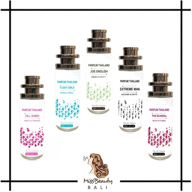 Parfum Thailand Murah / Parfum Thailand Best Seller / BPOM Parfum Thailand Eau De Cologne 30ml
