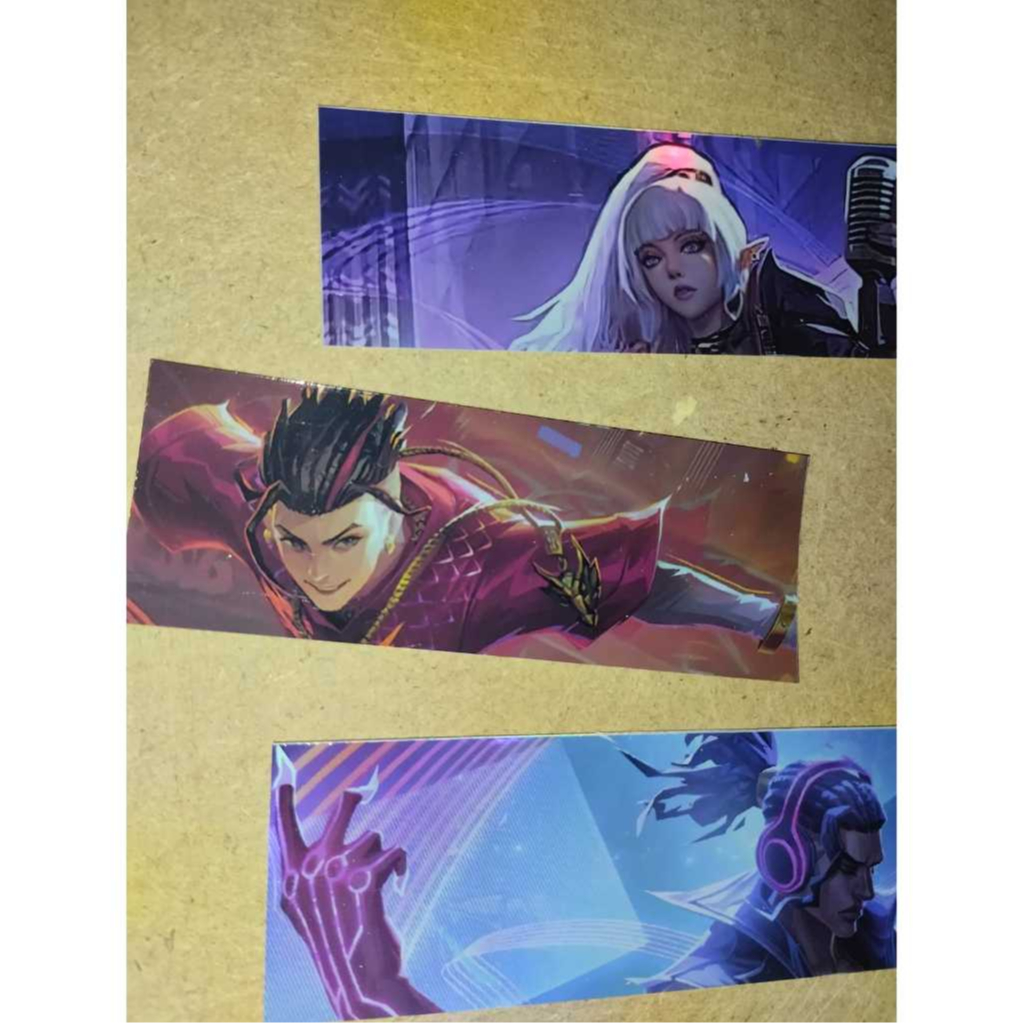 Stiker Hologram Mobile Legends STUN BRODY CHOU SLENA