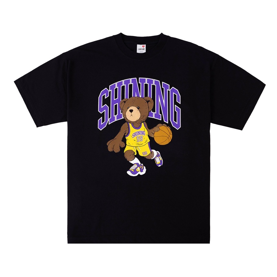 Shinning Bright Tshirt Driblingz - Black unisex