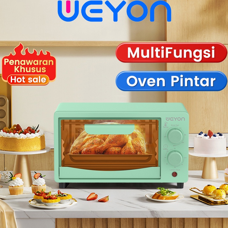 Weyon Oven Listrik 12L Oven Kecil Rumah Tangga Low watt Electric Oven Garansi 1 Tahun Ready