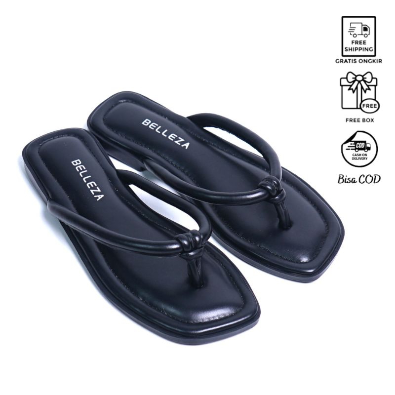SANDAL BELLEZA SONYA Sendal Flat Wanita Jepit Beleza Teplek Casual