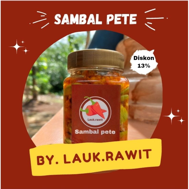 

SAMBAL PETE 200 grm khas rumahan tahan lama