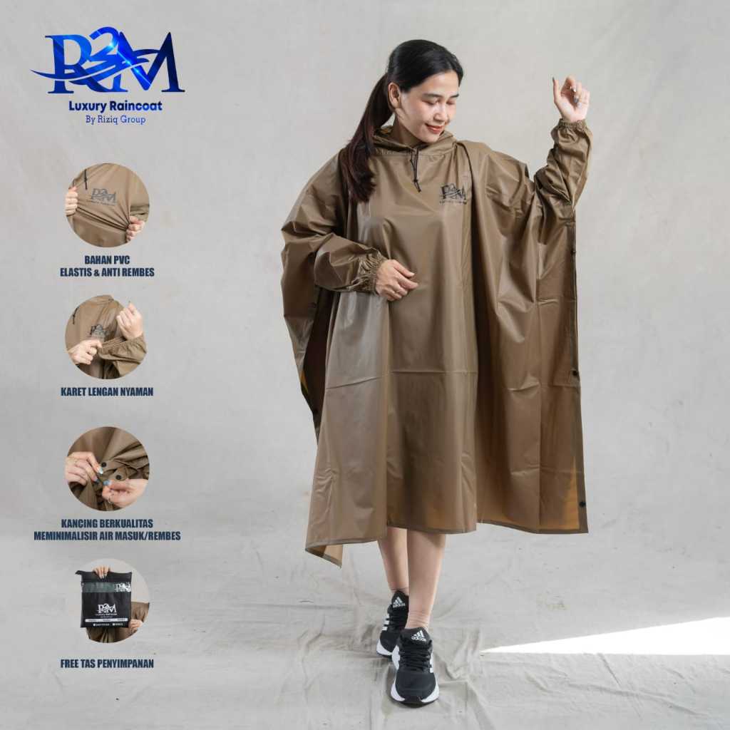 Jas Hujan Ponco Terbaik High Quality By R2M Rain Coat