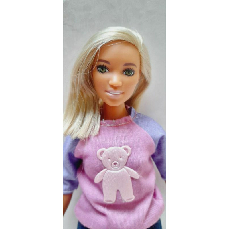 barbie fashionista kulit coklat tan curvy bagus