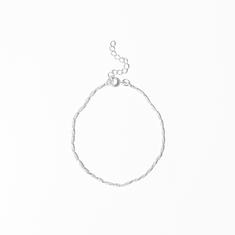 LOST IN BALI - Glint Silver Chain Bracelet - 925 Sterling Silver - Gelang Silver - Gelang Rantai Per