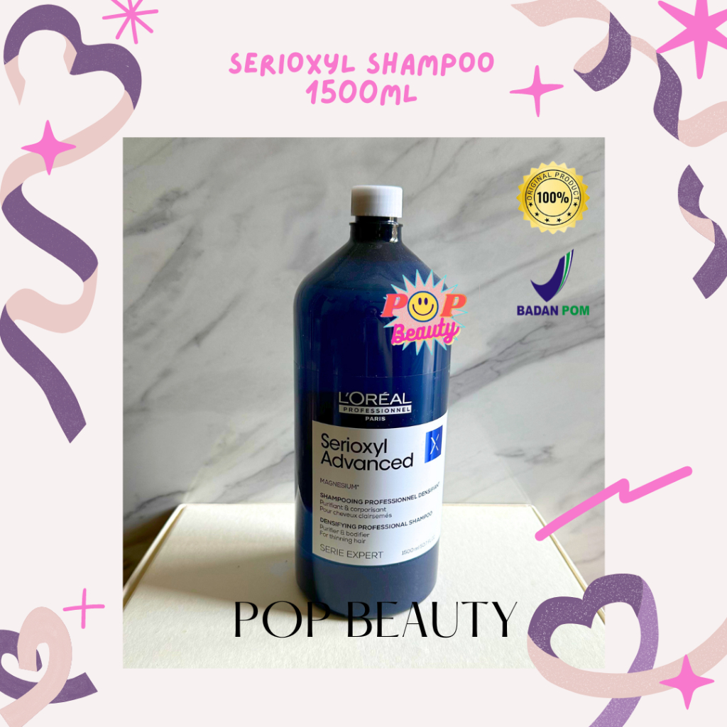 Loreal Serioxyl Advanced Shampoo 1500 ml SHampoo Rambut Rontok Penumbuh Rambut