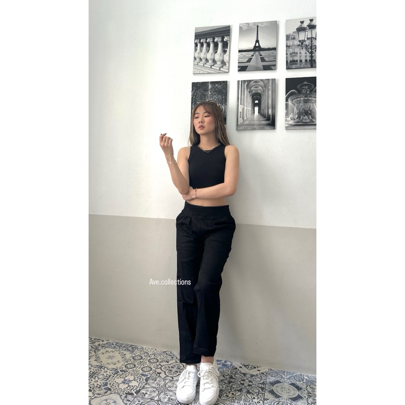AVE 380 | Ji-Ah Pants | Celana Kerja Kantor Cassual | Celana Panjang Wanita Kantoran