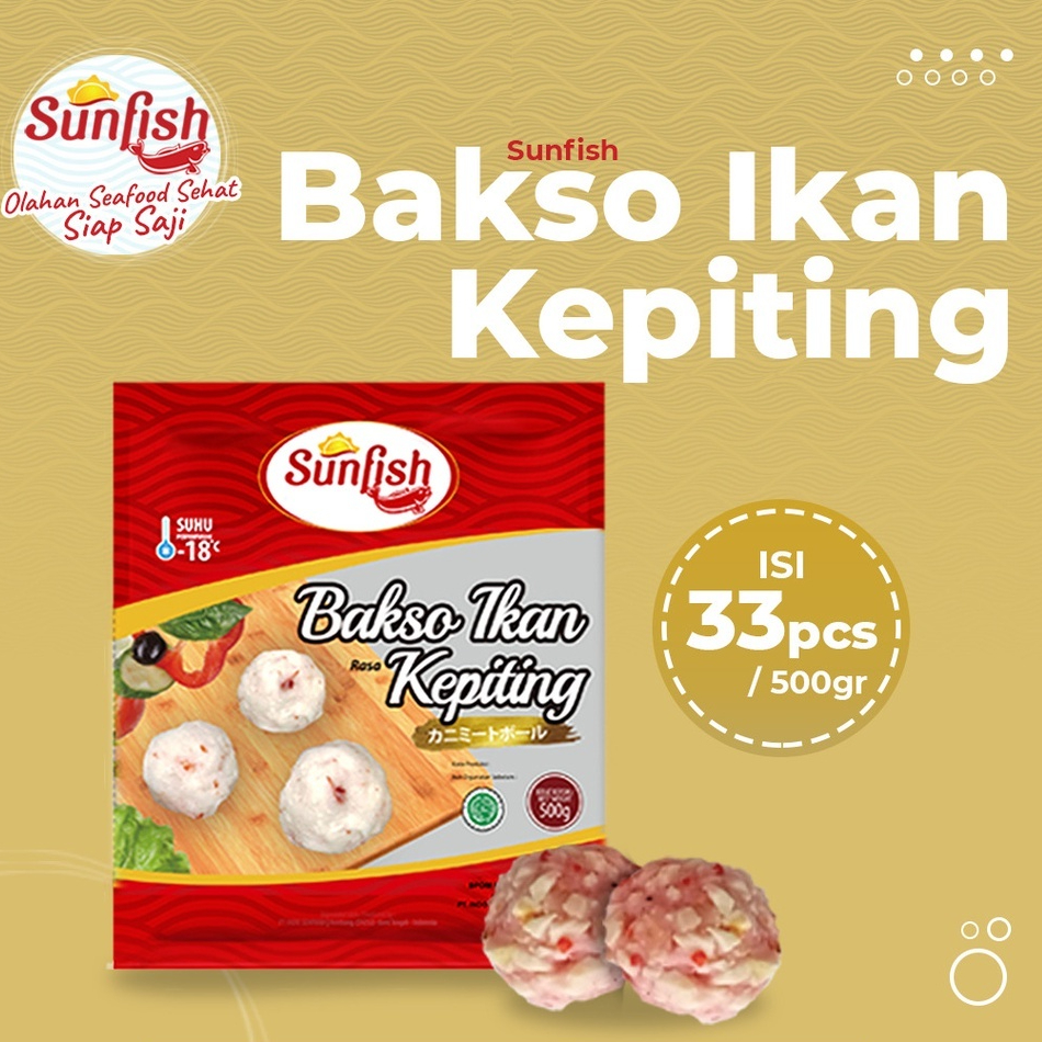 

Sunfish Bakso Kepiting 500gr