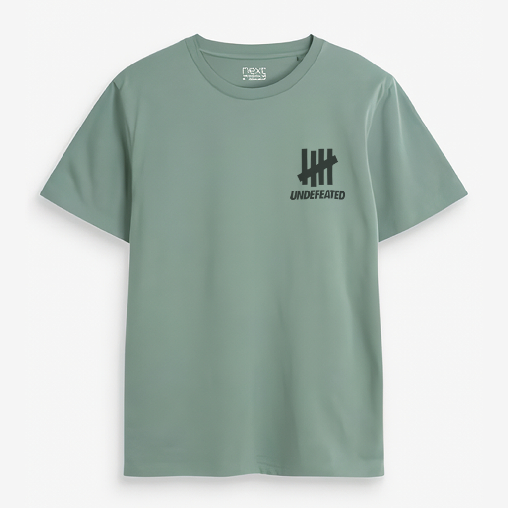 T-shirt Distro Warna Sage Green Mint l Kaos Distro Motif Simpel l Kaos Pria Wanita Warna Mint Bahan 