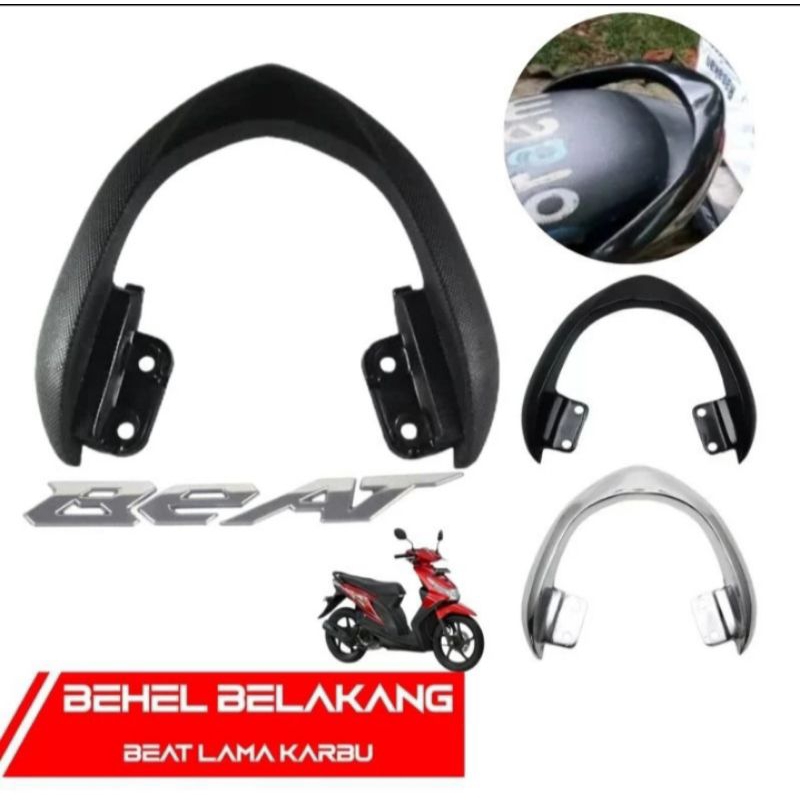 behel beat karbu / begel beat karbu (chrome/hitam)