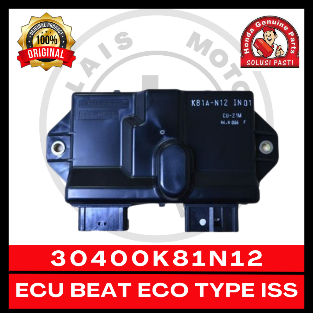 ECU K81N12 Beat ECO Type ISS 30400K81N12 Original AHM