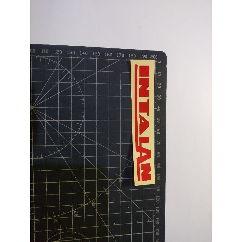 

cutting stiker intalan