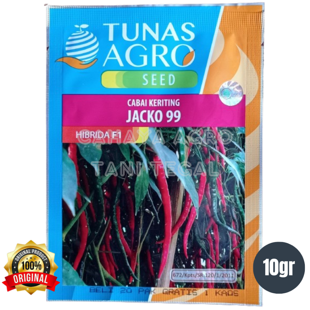 Benih Cabe Keriting JACKO 99 10 Gram Tunas Agro