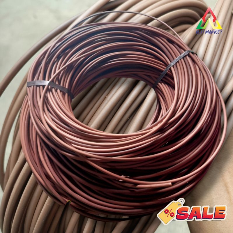 ROTAN SINTESIS 8MM 1 KG (+- 25M ) UNTUK KERAJINAN SANGKAR BURUNG DLL