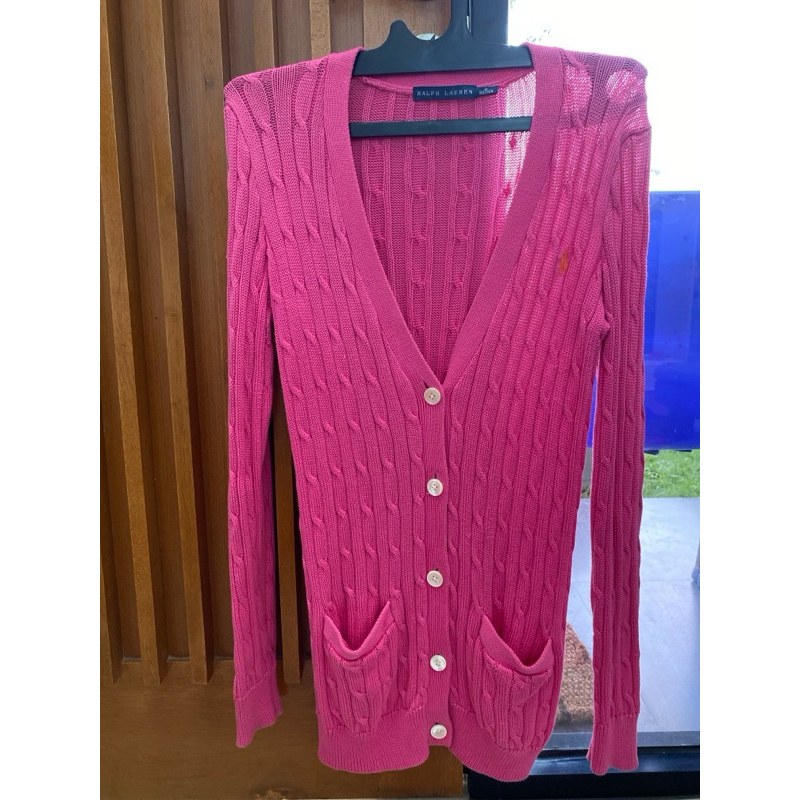 cardigan wanita ralph lauren